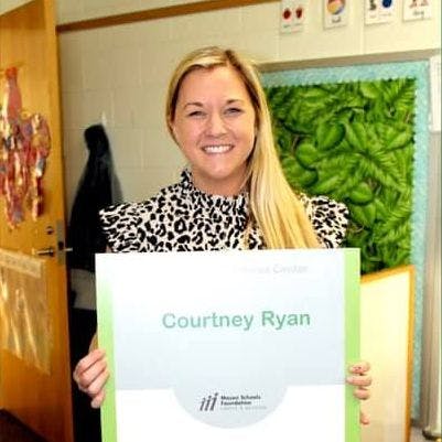Photo of board recipient, Courtney Ryan