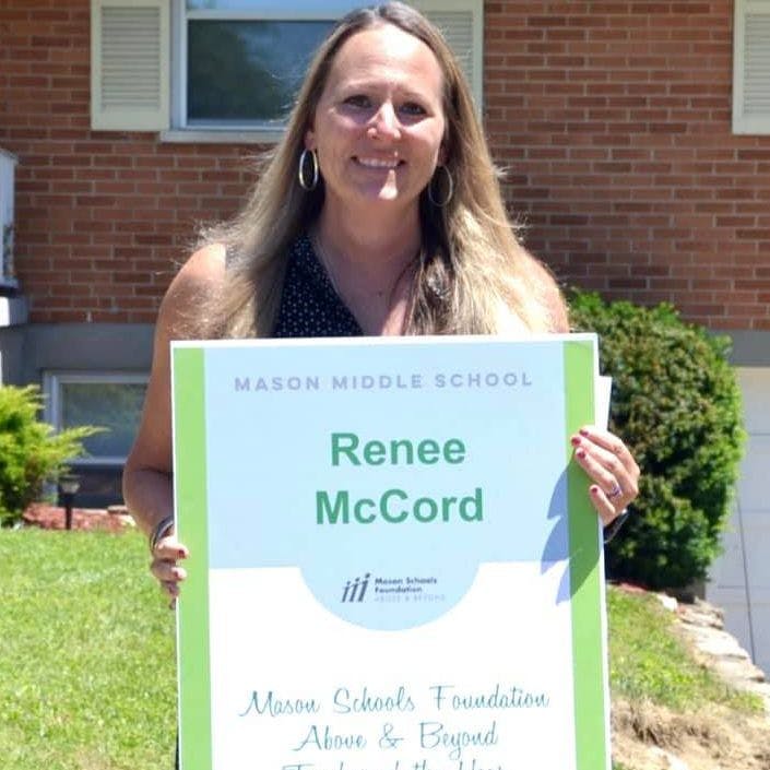 Photo of board recipient, Renee McCord