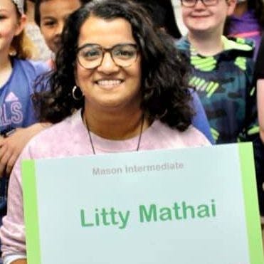 Photo of board recipient, Litty Mathai
